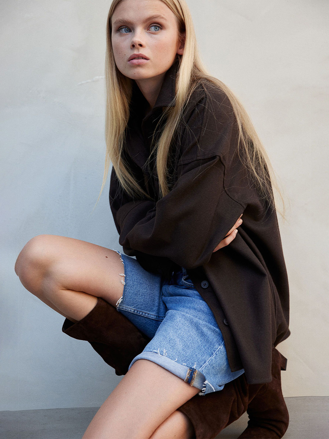 H&M Oversized Twill Shirts, Brown
H&M Oversized Twill Shirts, Brown