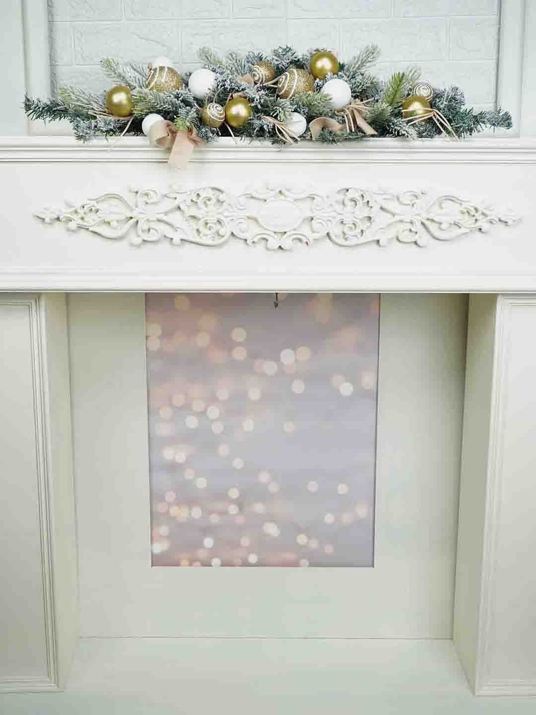 Little Surprise Box LLP Grey & Yellow Snow Frosted Christmas Garland With Ornament Fillers
Little Surprise Box LLP Grey & Yellow Snow Frosted Christmas Garland With Ornament Fillers