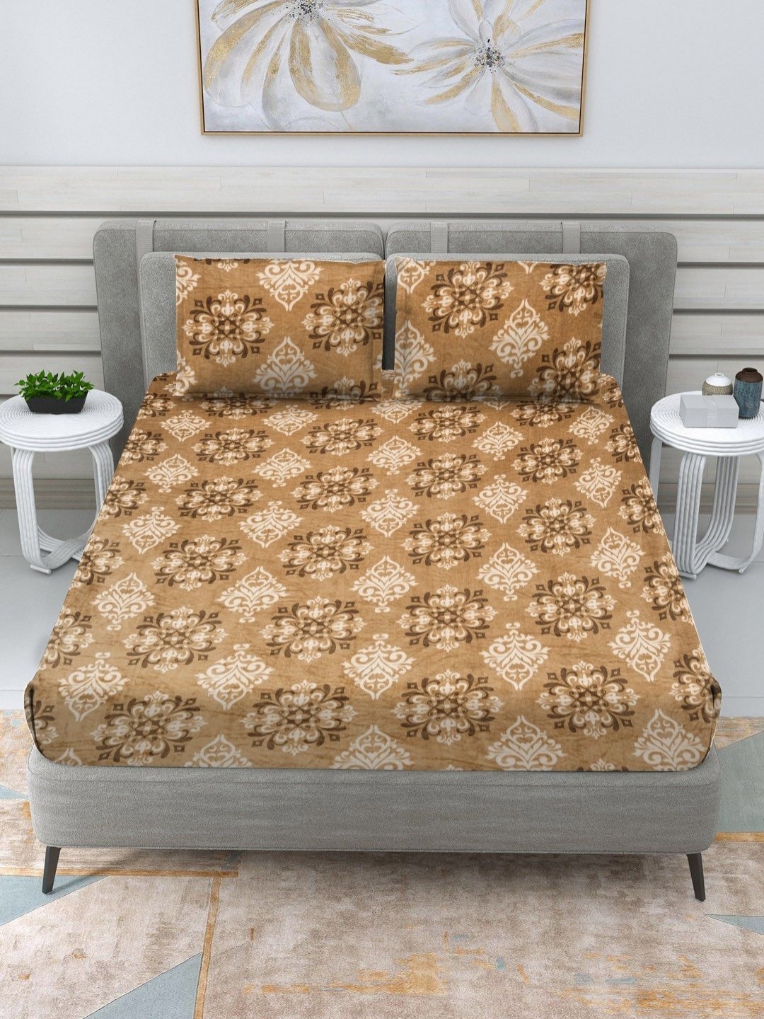 Myntra Elegant Homes RR Creations Brown 300 TC Woollen Queen Bedsheet Set 2.54 m x 2.28 m
Myntra Elegant Homes RR Creations Brown 300 TC Woollen Queen Bedsheet Set 2.54 m x 2.28 m