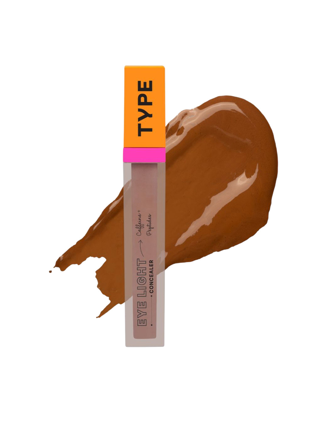 TYPE BEAUTY INC Eye Light Liquid Concealer With Peptides & Caffeine- 8 ml - Nude Mocha 50, Brown
TYPE BEAUTY INC Eye Light Liquid Concealer With Peptides & Caffeine- 8 ml - Nude Mocha 50, Brown