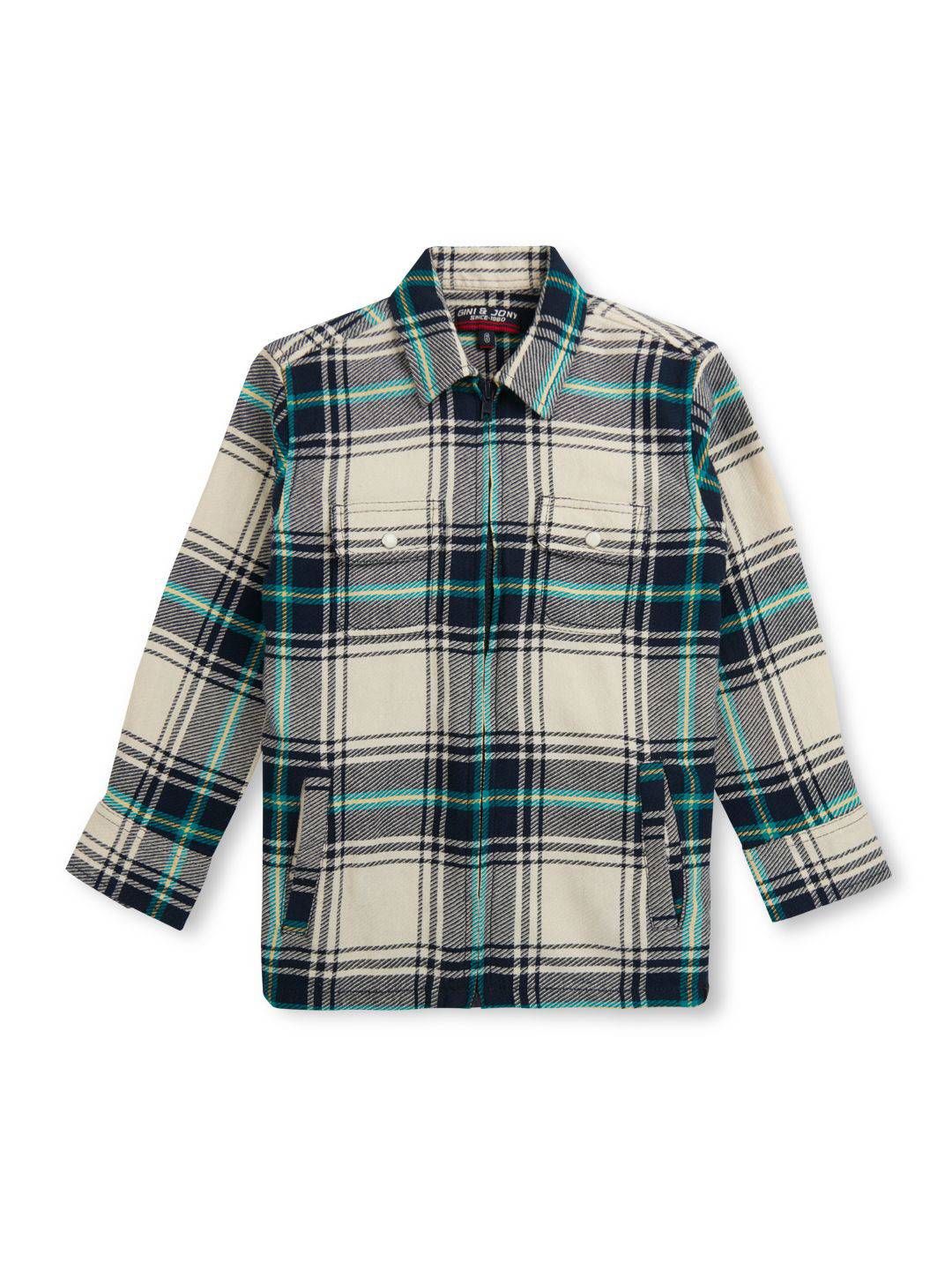 Gini and Jony Boys Standard Tartan Checks Opaque Checked Casual Shirt, Off white
Gini and Jony Boys Standard Tartan Checks Opaque Checked Casual Shirt, Off white