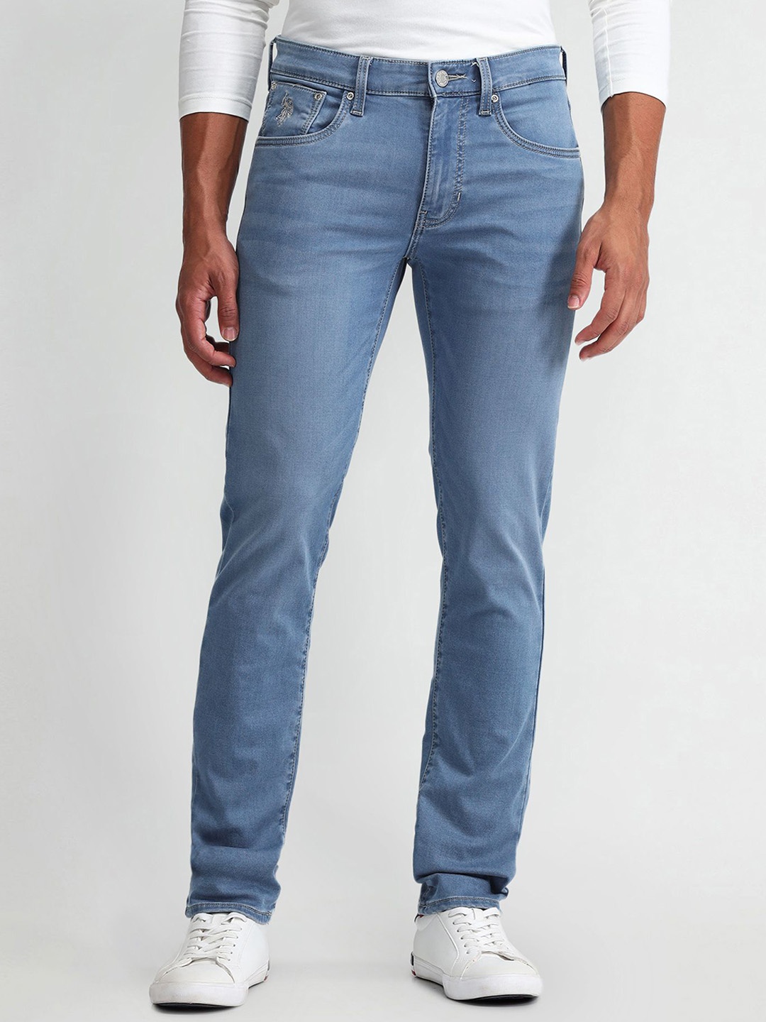 U.S. Polo Assn. Denim Co. Men Cotton Justin Regular Fit Light Fade Stretchable Jeans, Blue
U.S. Polo Assn. Denim Co. Men Cotton Justin Regular Fit Light Fade Stretchable Jeans, Blue