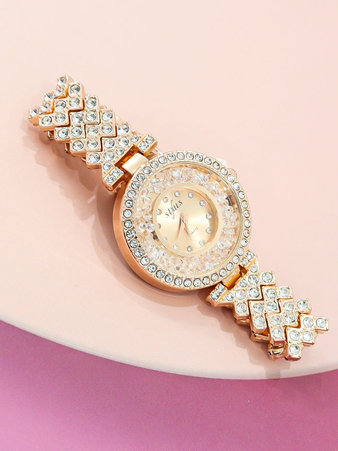 FIMBUL Women Dial & Bracelet Style Straps Analogue Automatic Watch Watch-D13-GLD-02, Gold
FIMBUL Women Dial & Bracelet Style Straps Analogue Automatic Watch Watch-D13-GLD-02, Gold