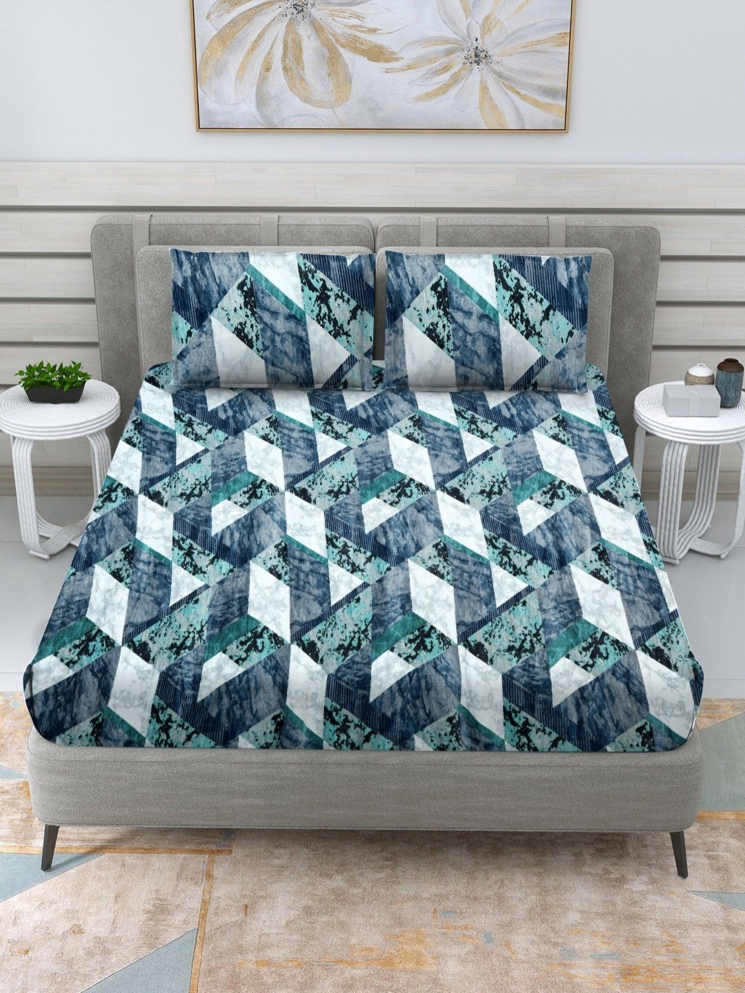 Myntra Elegant Homes RR Creations Green 300 TC Woollen Queen Bedsheet Set 2.54 m x 2.28 m
Myntra Elegant Homes RR Creations Green 300 TC Woollen Queen Bedsheet Set 2.54 m x 2.28 m