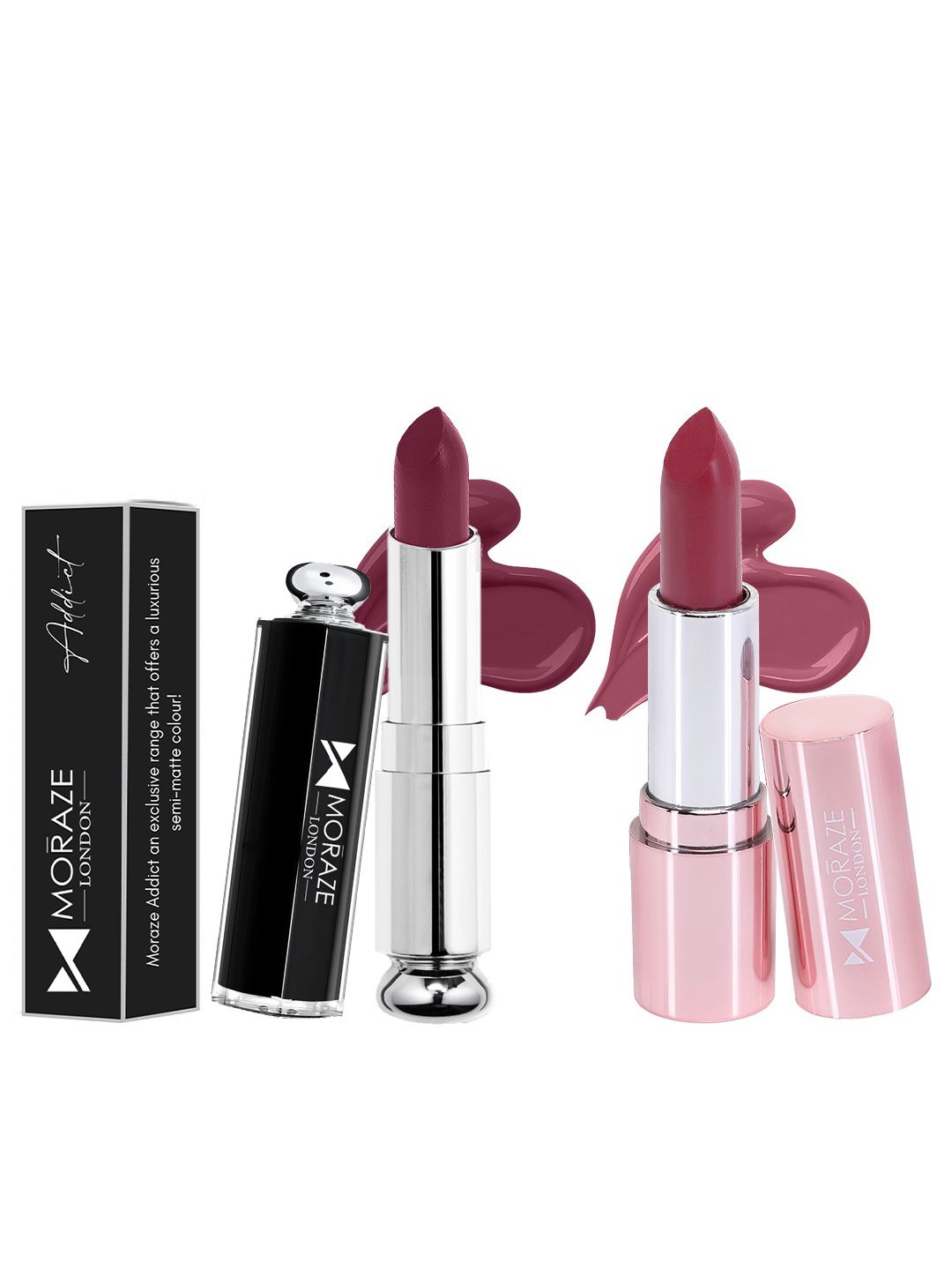 Moraze Set Of 2 Stick Creamy Long-Lasting Lipstick 6 m Each - Sassy Girl - Sweet Success, Pink
Moraze Set Of 2 Stick Creamy Long-Lasting Lipstick 6 m Each - Sassy Girl - Sweet Success, Pink