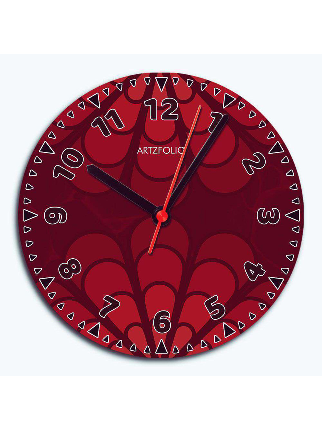 ArtzFolio Multicoloured Printed Contemporary Wall Clock, Multi 
ArtzFolio Multicoloured Printed Contemporary Wall Clock, Multi