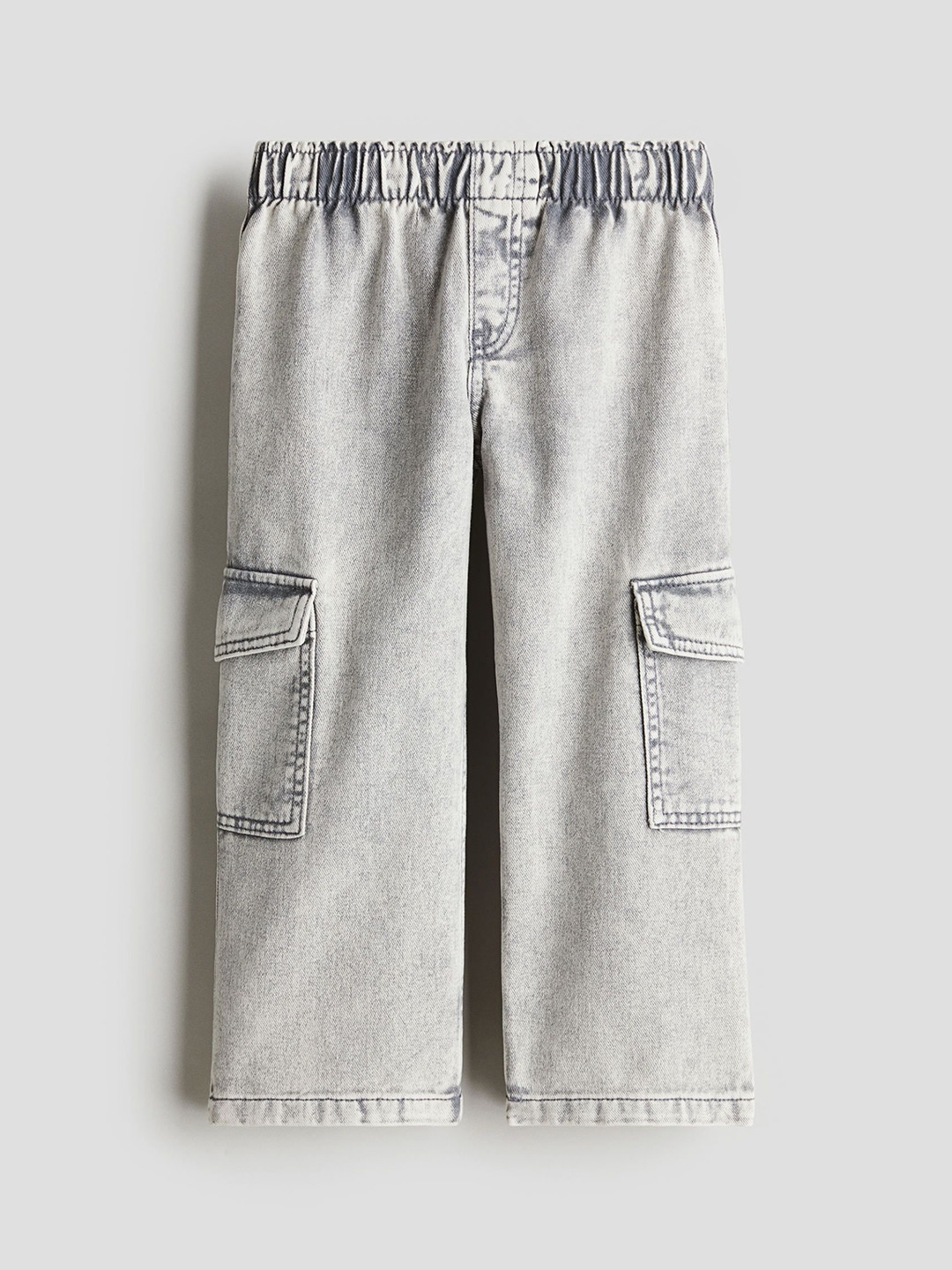 H&M Girls Wide-Leg Cargo Trousers, Grey
H&M Girls Wide-Leg Cargo Trousers, Grey