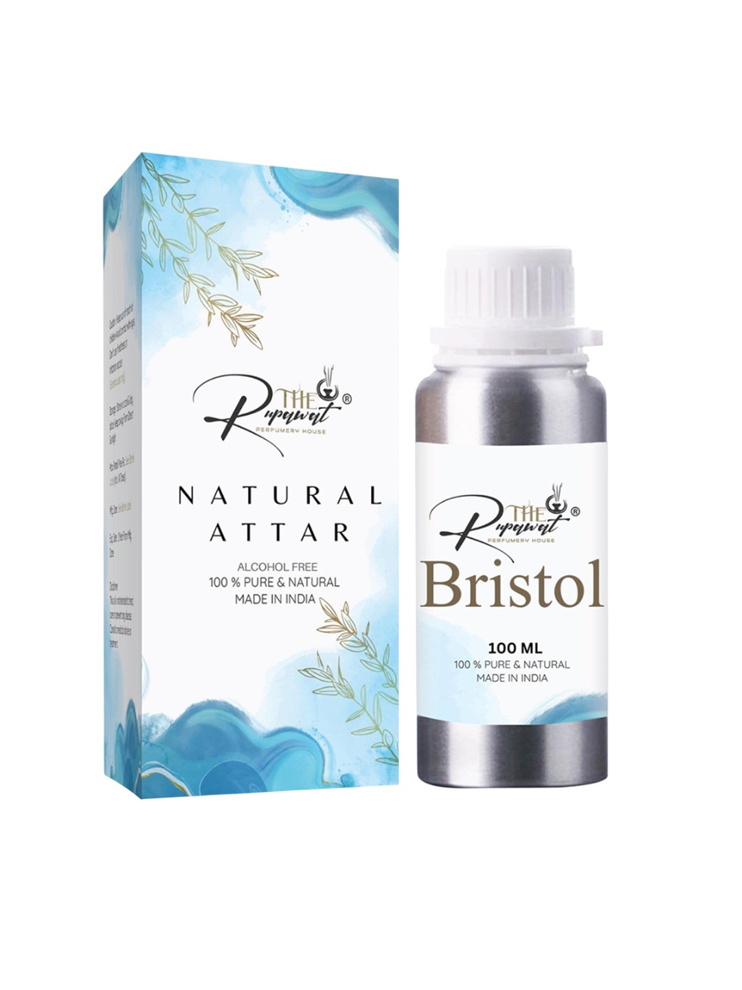 THE RUPAWAT Perfumery House Bristol 100% Natural & Pure Alcohol Free Attar- 100 ml, Transparent
THE RUPAWAT Perfumery House Bristol 100% Natural & Pure Alcohol Free Attar- 100 ml, Transparent