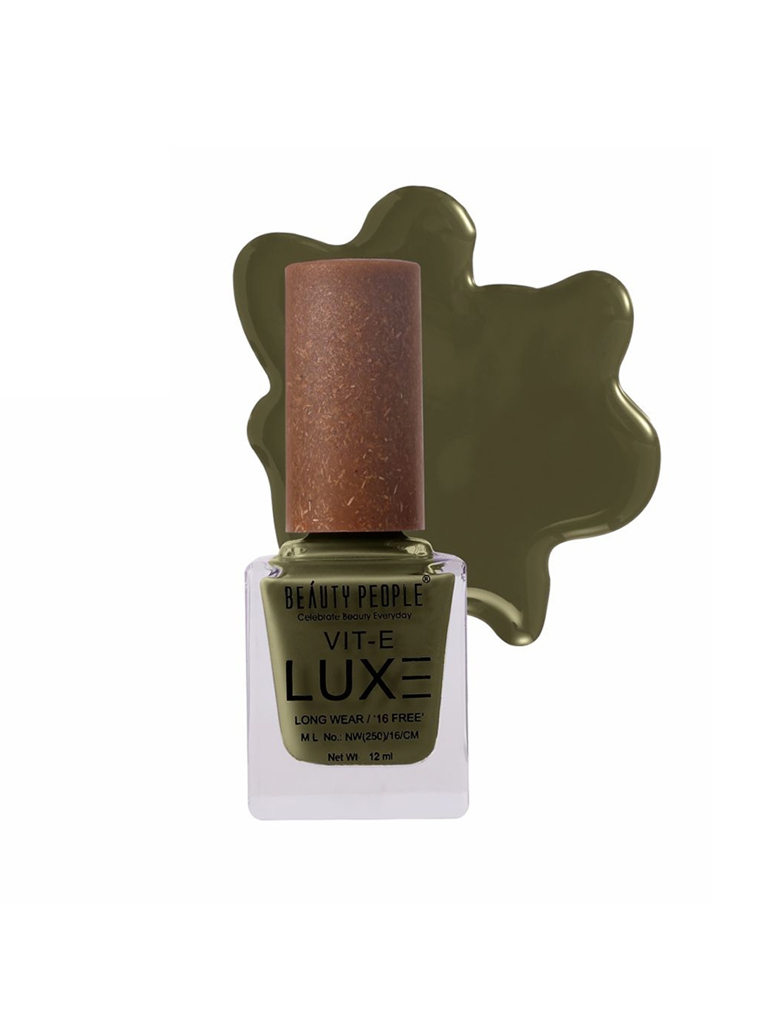 Beauty People Luxe Premium Nail Polish With Vitamin E 12ml - Fern Follower 1066, Olive
Beauty People Luxe Premium Nail Polish With Vitamin E 12ml - Fern Follower 1066, Olive