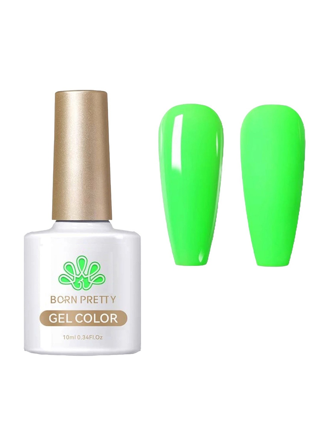 BORN PRETTY Shellac Lacquer Long Lasting Gel Color Nail Polish 10 ml - Shade CC02, Fluorescent green
BORN PRETTY Shellac Lacquer Long Lasting Gel Color Nail Polish 10 ml - Shade CC02, Fluorescent green