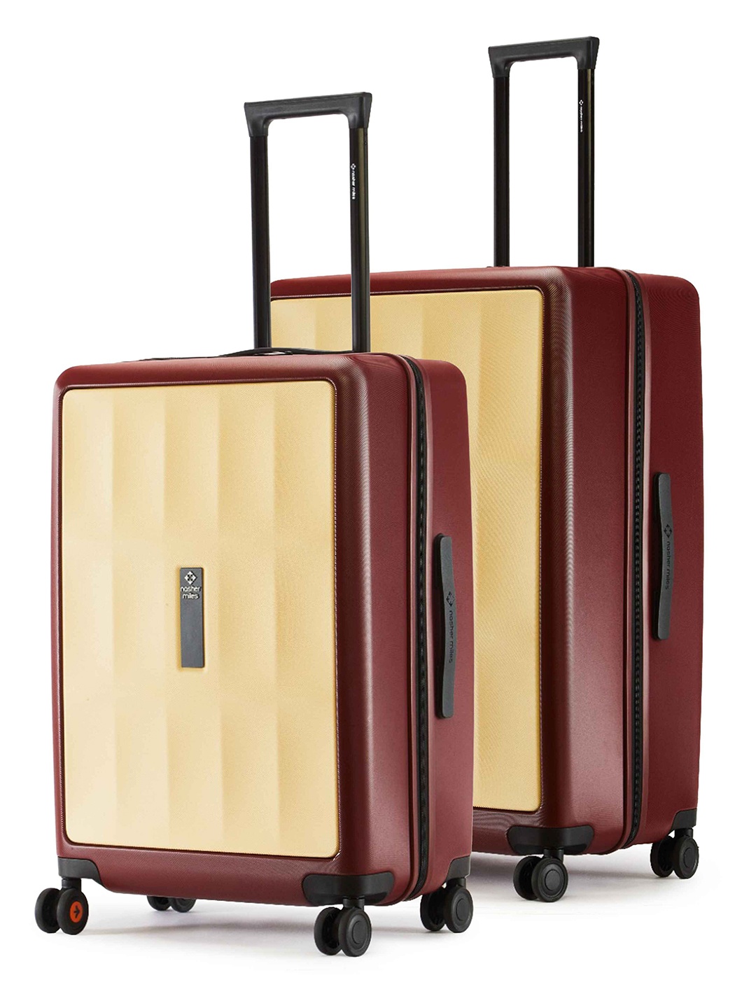 Nasher Miles Zanzibar Polycarbonate Set of 2 M/L Yellow Maroon Trolley Bags (65-75 cm)
Nasher Miles Zanzibar Polycarbonate Set of 2 M/L Yellow Maroon Trolley Bags (65-75 cm)