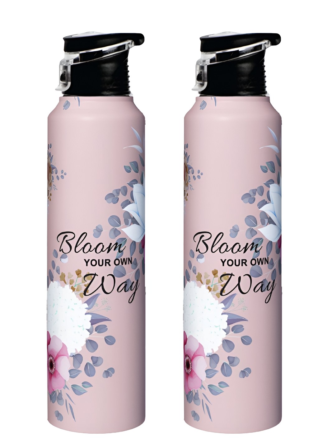 Speedex Black & Peach Coloured 4 Pieces Graphic Printed Stainless Steel Water Bottle 1L
Speedex Black & Peach Coloured 4 Pieces Graphic Printed Stainless Steel Water Bottle 1L