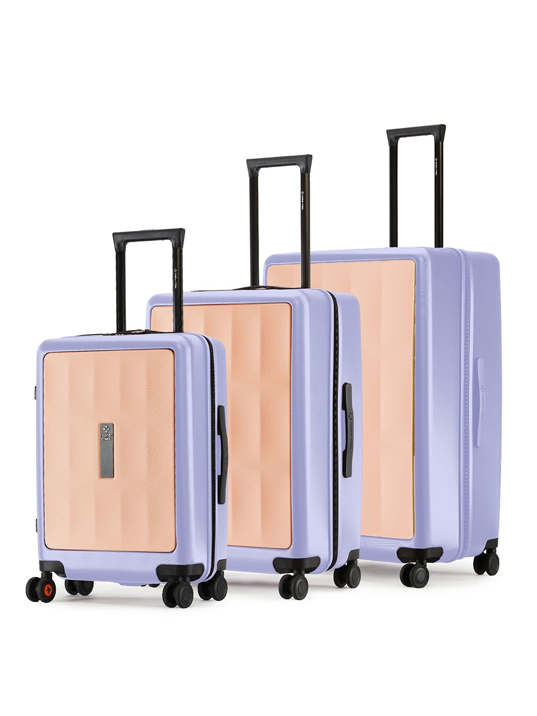 Nasher Miles Zanzibar Polycarbonate Set of 3 S/M/L Peach Lavender Trolley Bags(55-65-75cm)
Nasher Miles Zanzibar Polycarbonate Set of 3 S/M/L Peach Lavender Trolley Bags(55-65-75cm)