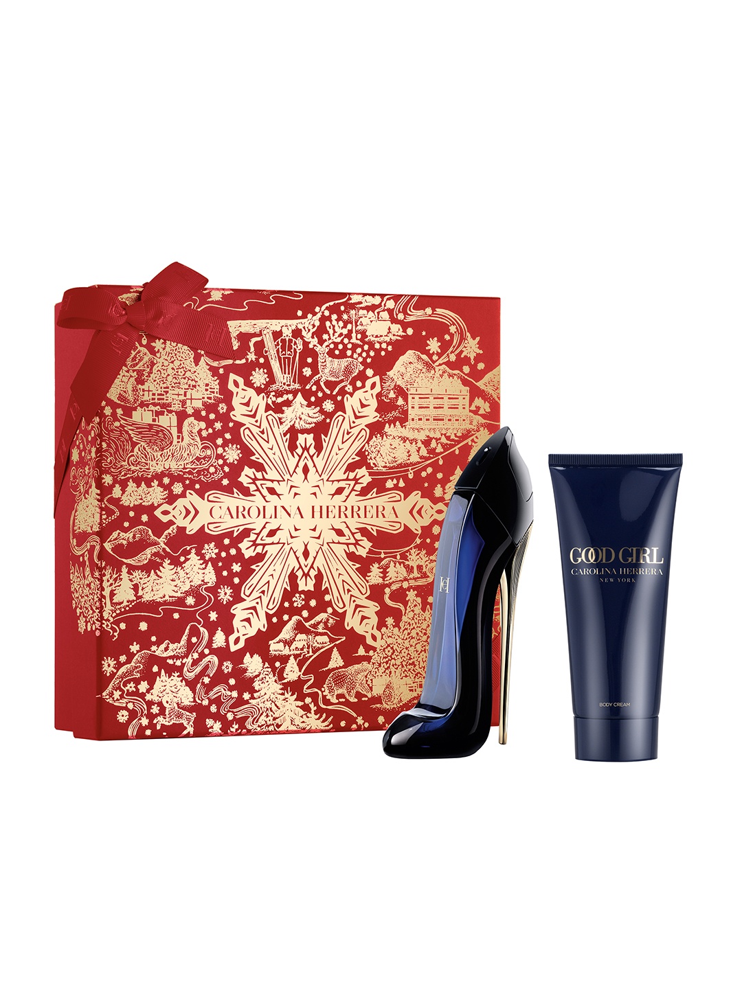 Carolina Herrera Set of Good Girl Eau De Parfum 80ml & Body Lotion 100ml, Blue
Carolina Herrera Set of Good Girl Eau De Parfum 80ml & Body Lotion 100ml, Blue