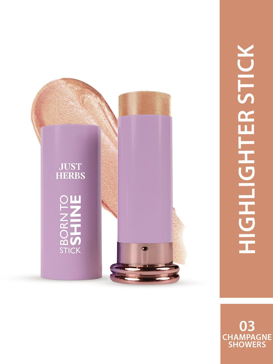 Just Herbs Born To Shine Single Stroke Highlighter Stick - 14g - Champagne Showers 03
Just Herbs Born To Shine Single Stroke Highlighter Stick - 14g - Champagne Showers 03