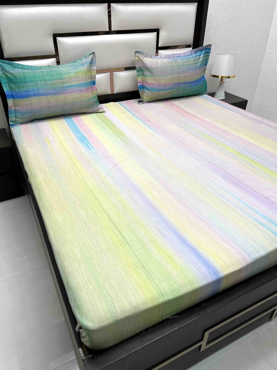 Pure Decor Cotton King Size Double Bedsheet With 2 Pillow Covers 2.74m X 2.74m, Green
Pure Decor Cotton King Size Double Bedsheet With 2 Pillow Covers 2.74m X 2.74m, Green
