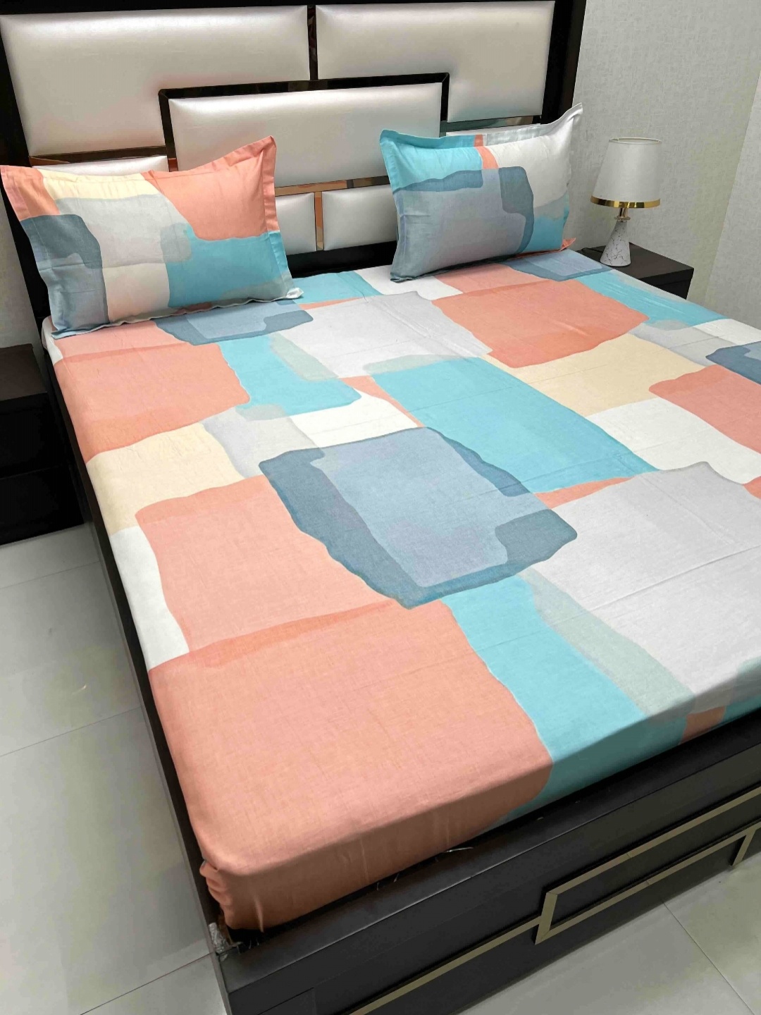 Pure Decor Cotton King Size Double Bedsheet With 2 Pillow Covers 2.74m X 2.74m, Blue
Pure Decor Cotton King Size Double Bedsheet With 2 Pillow Covers 2.74m X 2.74m, Blue