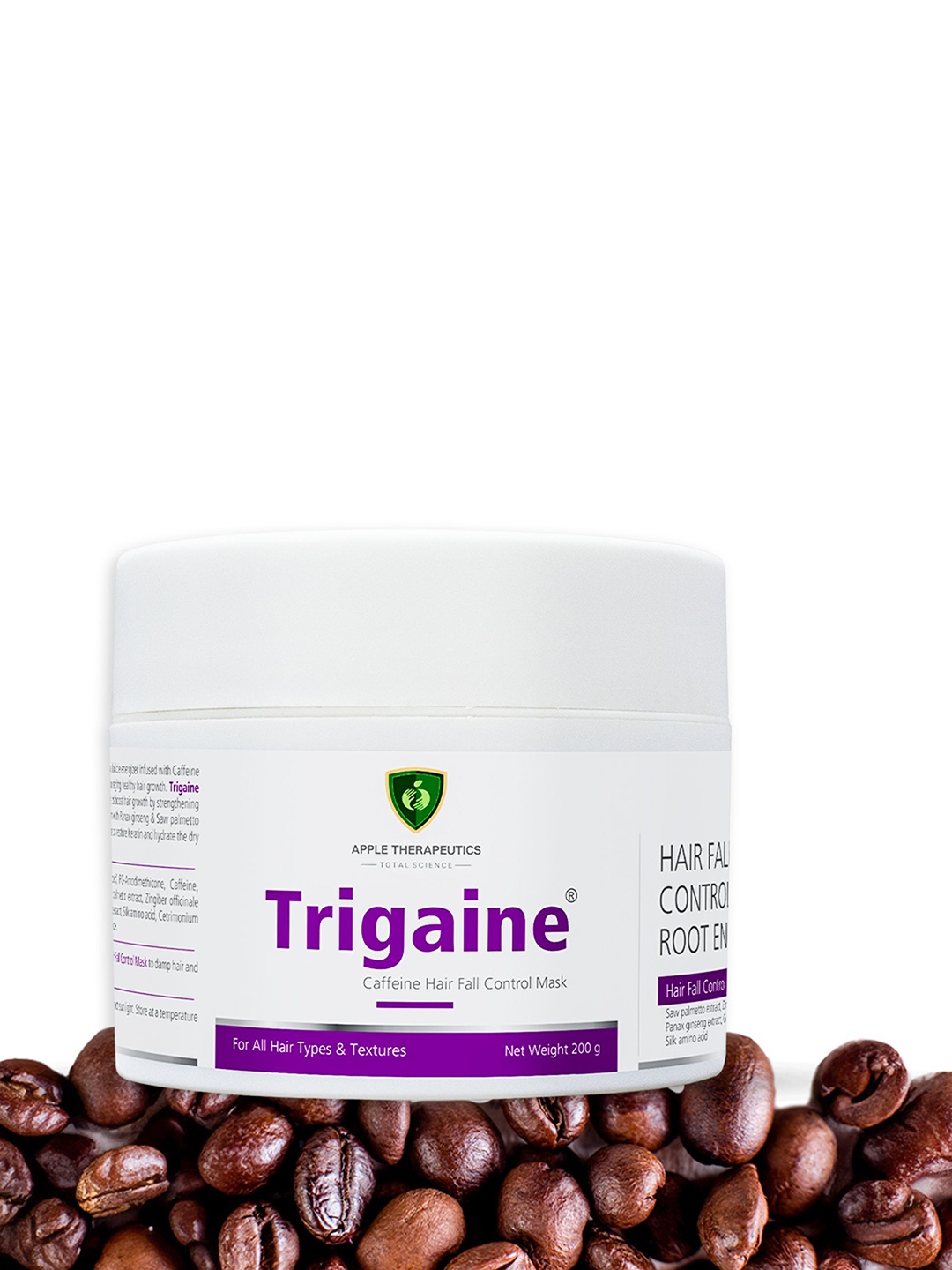 TRIGAINE CAFFEINE Caffeine Hair Fall Control Mask & Root Energizer - 200 g, White
TRIGAINE CAFFEINE Caffeine Hair Fall Control Mask & Root Energizer - 200 g, White