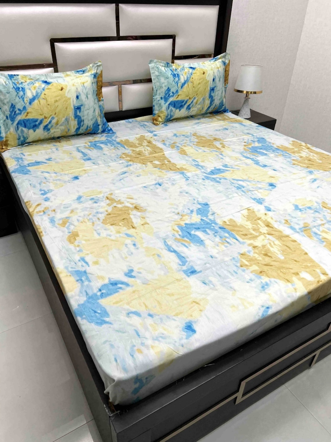 Pure Decor Cotton King Size Double Bedsheet With 2 Pillow Covers 2.74m X 2.74m, Blue
Pure Decor Cotton King Size Double Bedsheet With 2 Pillow Covers 2.74m X 2.74m, Blue