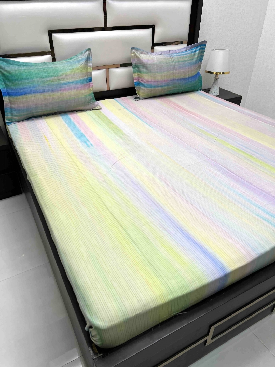 Pure Decor Cotton King Size Double Bed Bedsheet With 2 Pillow Covers 2.74m X 2.74m, Blue
Pure Decor Cotton King Size Double Bed Bedsheet With 2 Pillow Covers 2.74m X 2.74m, Blue