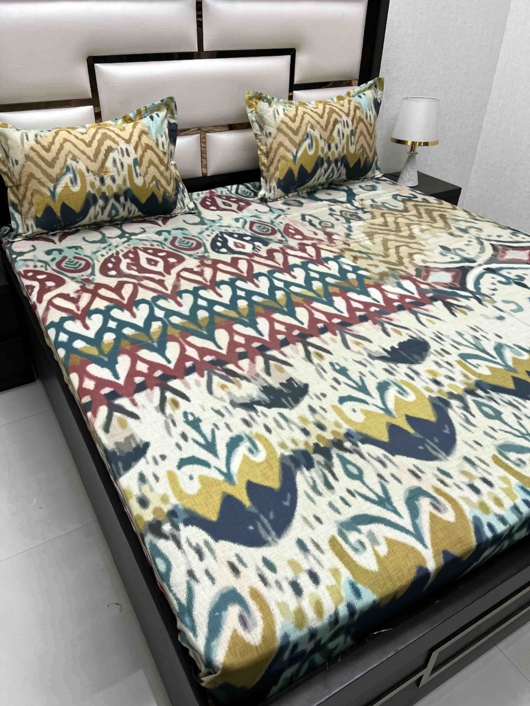 Pure Decor Cotton King Size Double Bedsheet With 2 Pillow Covers 2.74m X 2.74m, Beige
Pure Decor Cotton King Size Double Bedsheet With 2 Pillow Covers 2.74m X 2.74m, Beige