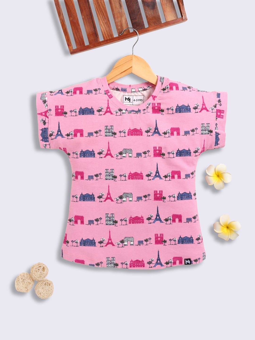 YK X Minute Mirth Girls Conversational Printed Extended Sleeves Pure Cotton T-shirt, Pink
YK X Minute Mirth Girls Conversational Printed Extended Sleeves Pure Cotton T-shirt, Pink