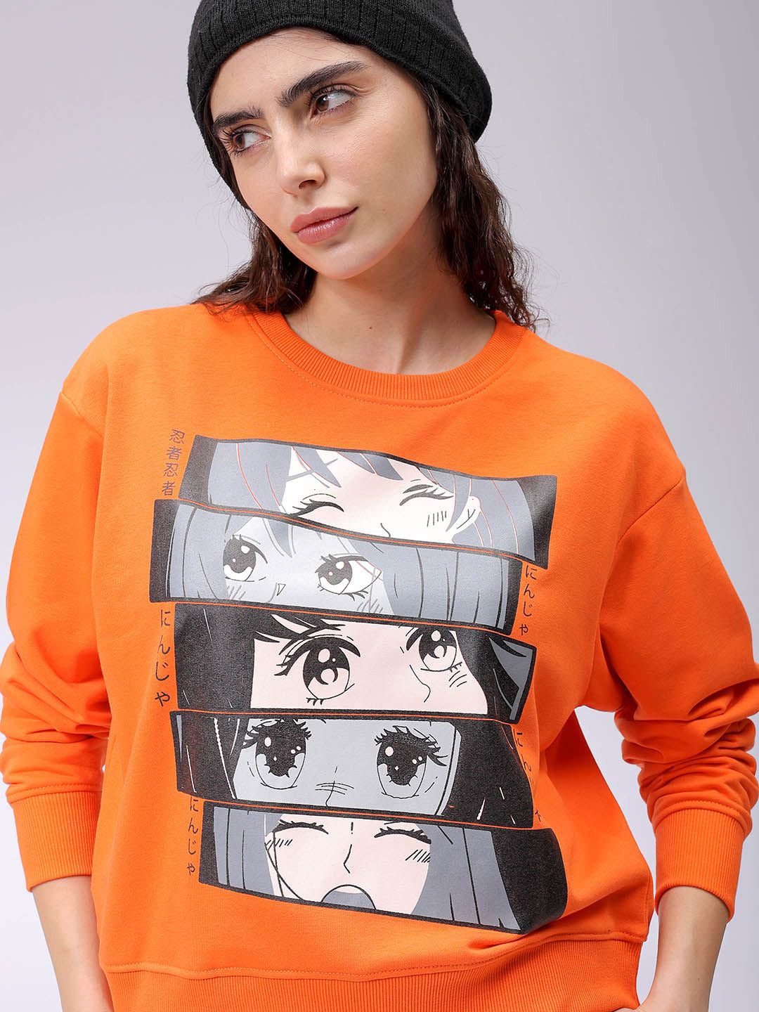 Freehand by The Indian Garage Co Anime Printed Round Neck Pullover Sweatshirt, Orange
Freehand by The Indian Garage Co Anime Printed Round Neck Pullover Sweatshirt, Orange