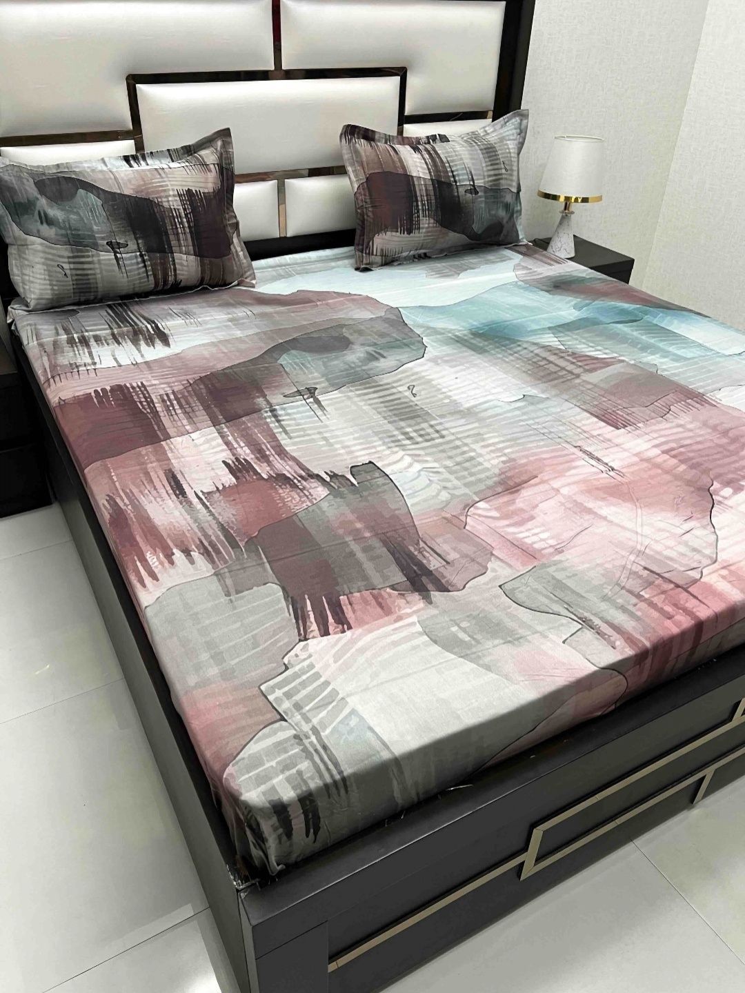 Pure Decor Cotton King Size Double Bed Bedsheet With 2 Pillow Covers 2.74m X 2.74m, Blue
Pure Decor Cotton King Size Double Bed Bedsheet With 2 Pillow Covers 2.74m X 2.74m, Blue