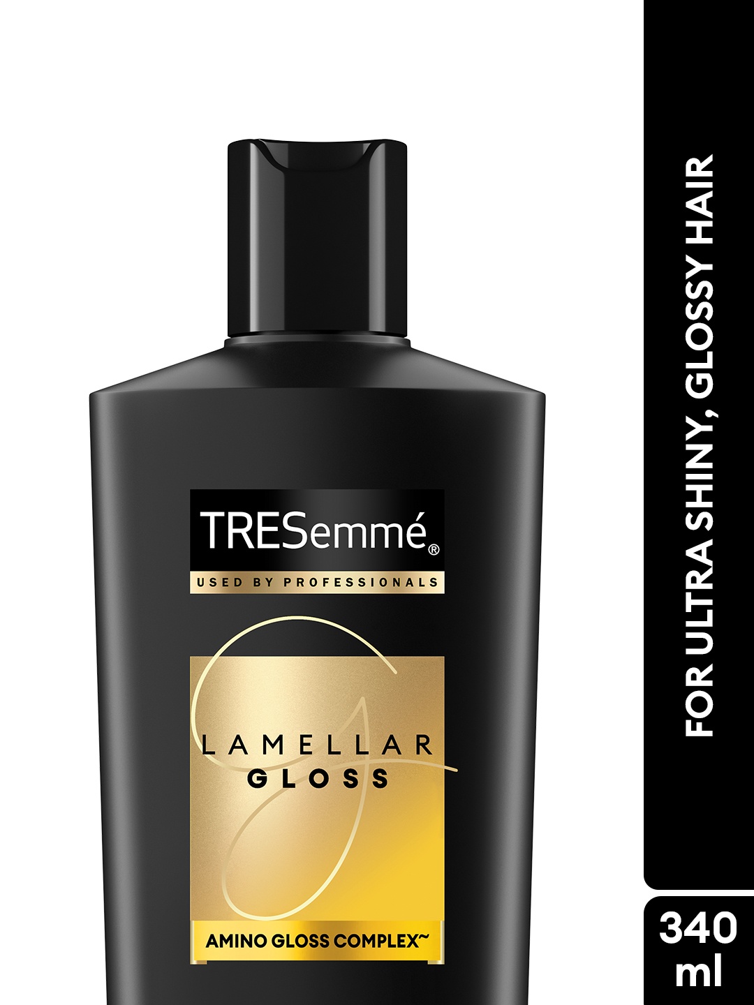 TRESemme Lamellar Gloss Salon HD Shine Amino Gloss Complex Professional Shampoo - 340ml, Black
TRESemme Lamellar Gloss Salon HD Shine Amino Gloss Complex Professional Shampoo - 340ml, Black