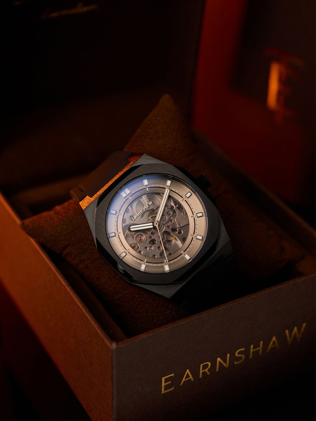 EARNSHAW Men Brass Dial & Straps Reset Time Analogue Automatic Watch ES-8295-05, Grey
EARNSHAW Men Brass Dial & Straps Reset Time Analogue Automatic Watch ES-8295-05, Grey