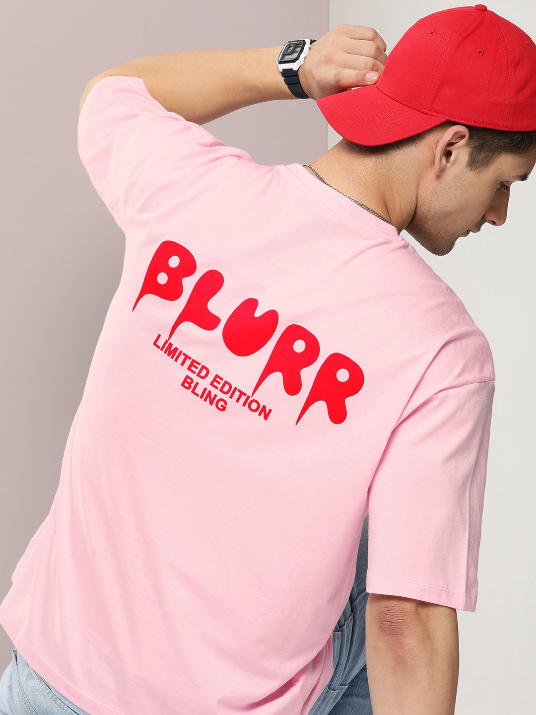 Kook N Keech Men Typography Printed Drop-Shoulder Sleeves Pure Cotton Oversized T-shirt, Pink
Kook N Keech Men Typography Printed Drop-Shoulder Sleeves Pure Cotton Oversized T-shirt, Pink