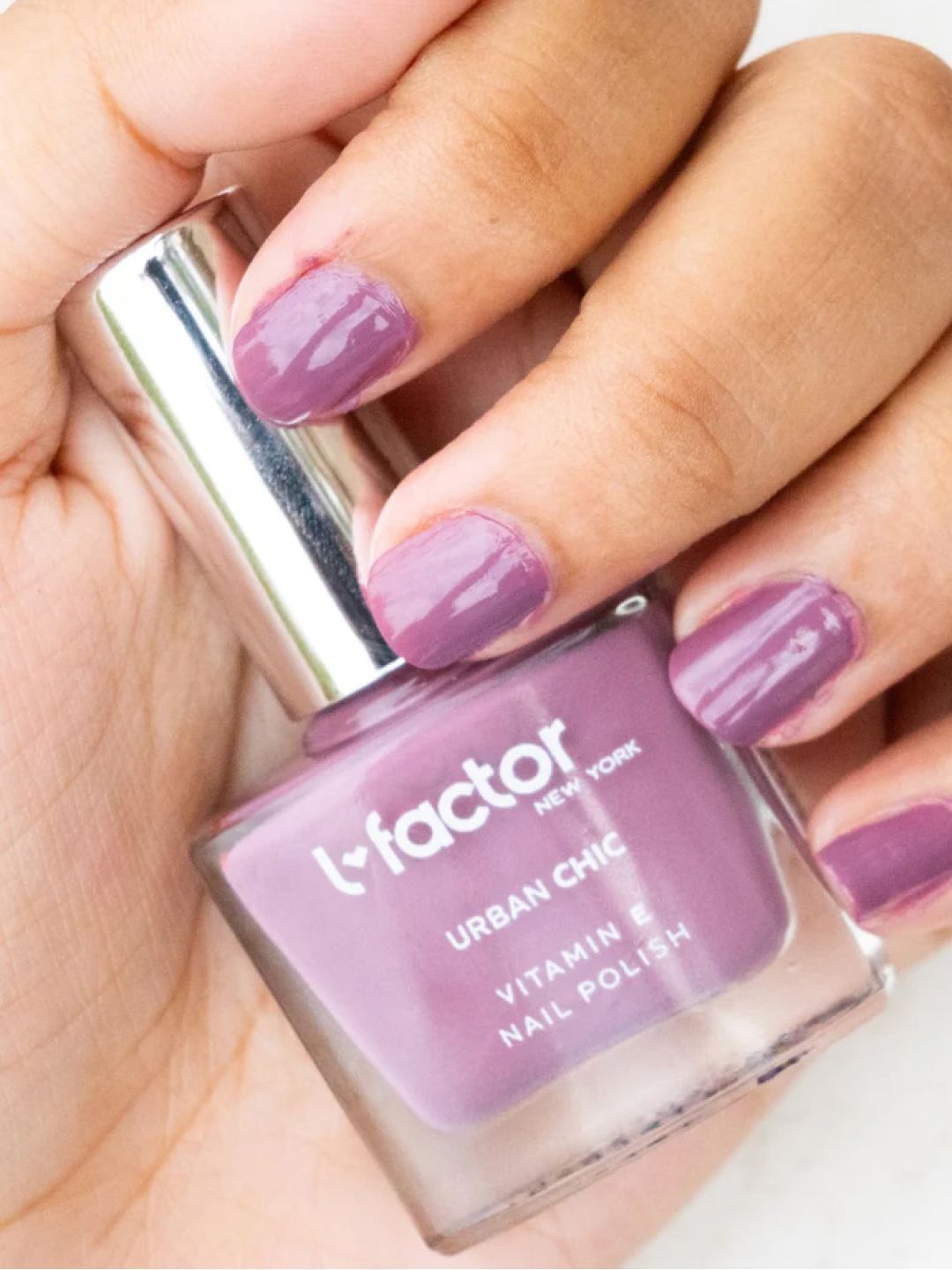 L Factor Cosmetics Urban Chic Luxe Nail Polish With Vitamin E - 10 ml - Deep Plum UC006, Violet
L Factor Cosmetics Urban Chic Luxe Nail Polish With Vitamin E - 10 ml - Deep Plum UC006, Violet