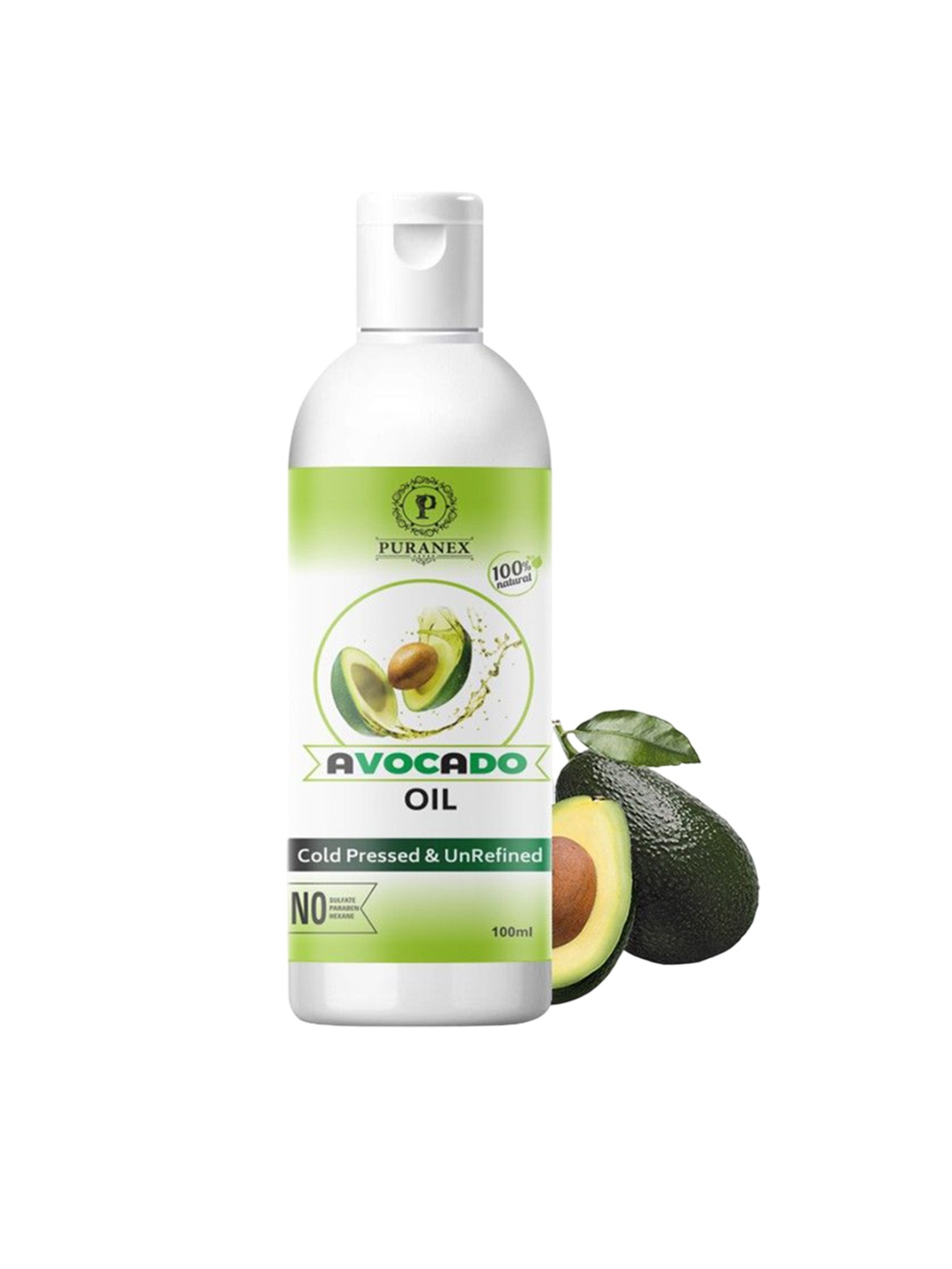 Puranex 100% Pure & Natural Cold Pressed Avocado Oil For Strong Shiny & Silky Hair- 100 ml, Transparent
Puranex 100% Pure & Natural Cold Pressed Avocado Oil For Strong Shiny & Silky Hair- 100 ml, Transparent