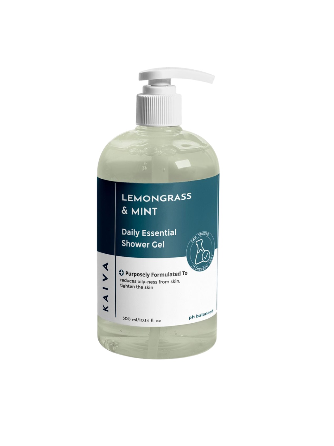 KAIVA Lemongrass & Mint Shower Gel For Hydration & Smooth Skin - 300 ml, Turquoise blue
KAIVA Lemongrass & Mint Shower Gel For Hydration & Smooth Skin - 300 ml, Turquoise blue