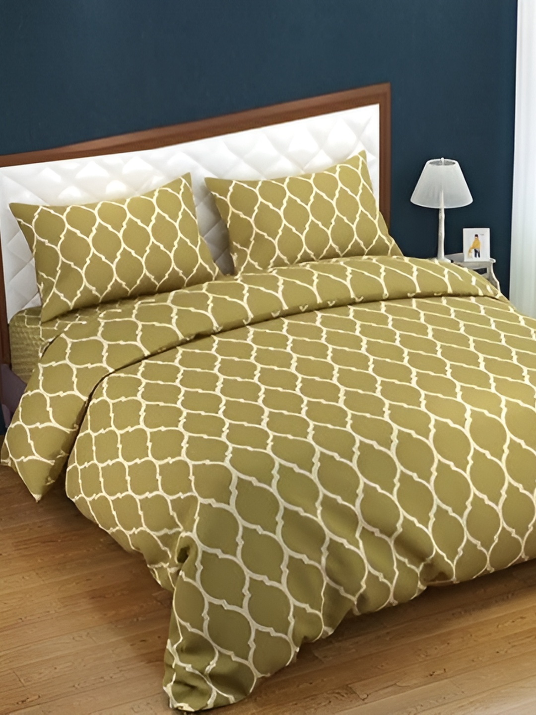 Trance Home Linen 200TC Printed Zippered King Rajai Cover/Blanket Cover with 2 Pillow Covers, Green
Trance Home Linen 200TC Printed Zippered King Rajai Cover/Blanket Cover with 2 Pillow Covers, Green