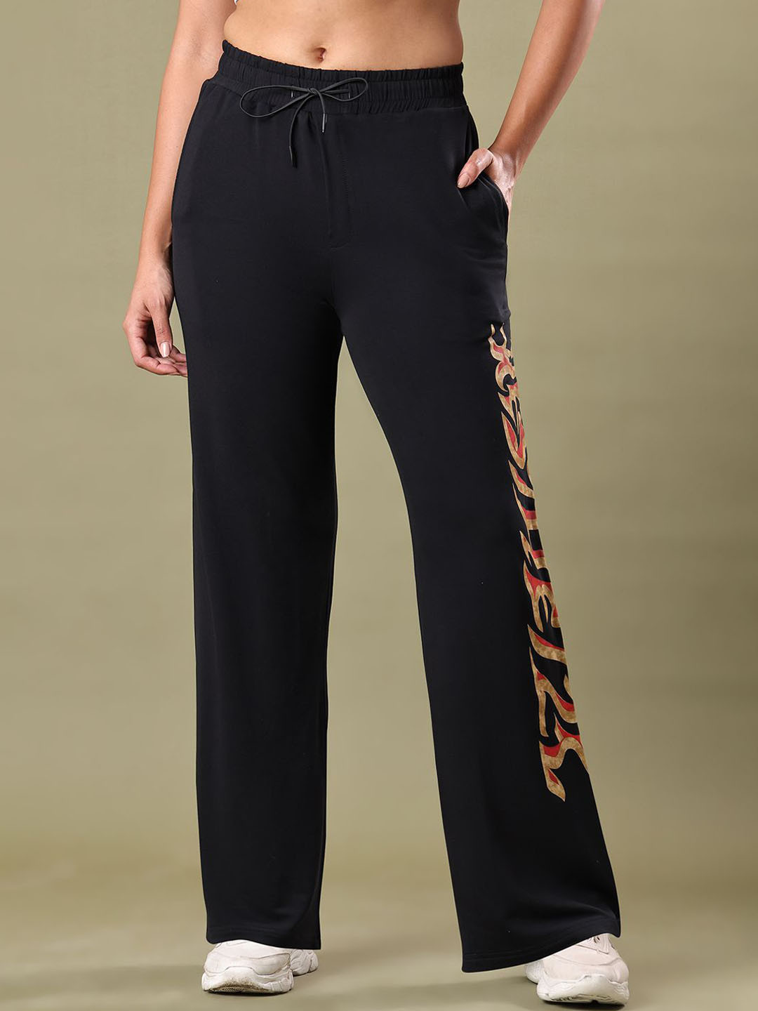 Aesthetic Bodies Women Cotton Baggy Loose Straight Fit Track Pants, Black
Aesthetic Bodies Women Cotton Baggy Loose Straight Fit Track Pants, Black