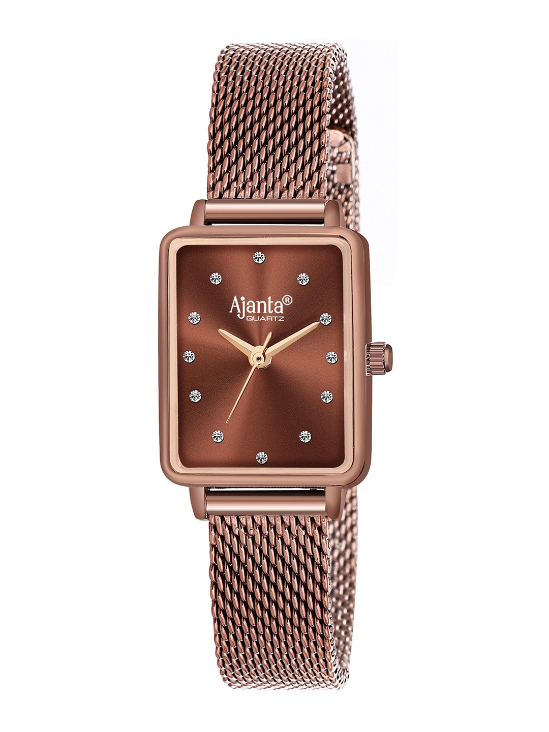 Ajanta Quartz Women Embellished Dial & Stainless Steel Straps Analogue Watch AWC128ESL/-05, Brown
Ajanta Quartz Women Embellished Dial & Stainless Steel Straps Analogue Watch AWC128ESL/-05, Brown