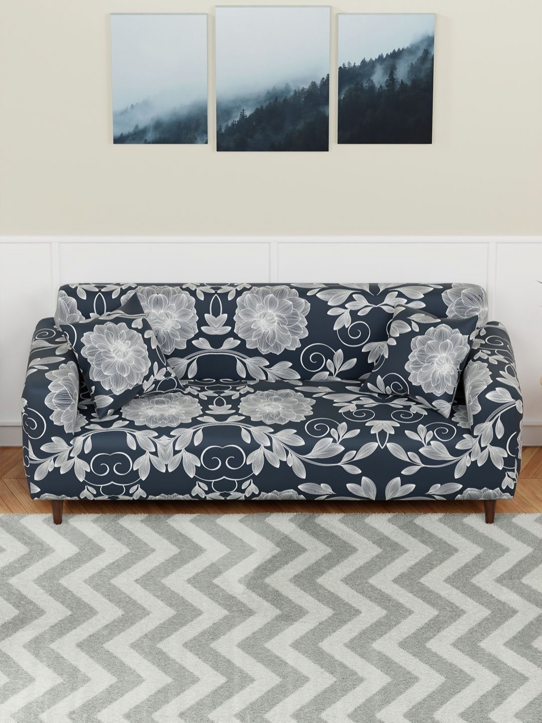Myntra Elegant Homes Blue & White Floral Printed 3 Seater Sofa Cover With 2 Cushion Covers
Myntra Elegant Homes Blue & White Floral Printed 3 Seater Sofa Cover With 2 Cushion Covers