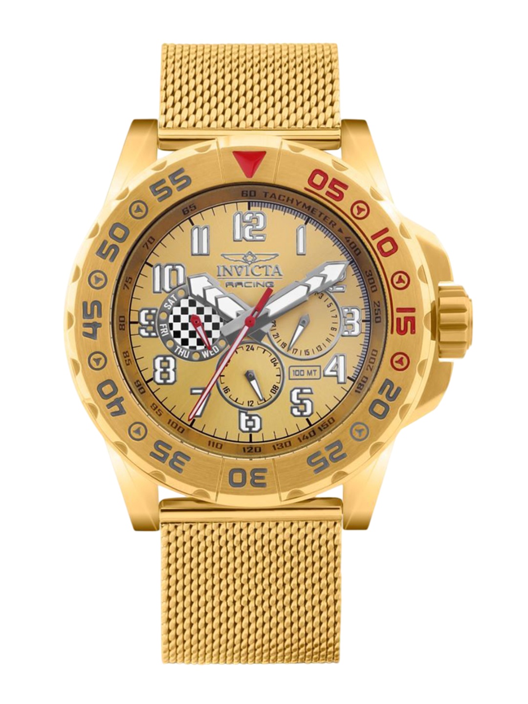 Invicta Men Dial & Stainless Steel Bracelet Style Straps Analogue Watch 47216, Gold
Invicta Men Dial & Stainless Steel Bracelet Style Straps Analogue Watch 47216, Gold