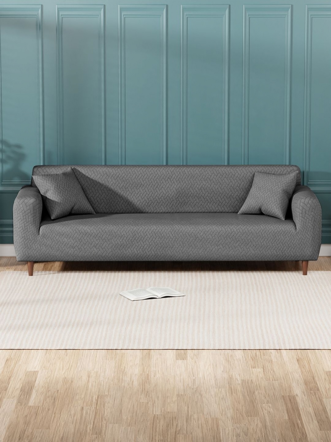 Myntra Elegant Homes Grey Textured Four Seater Jacquard Sofa Cover With Cushion Covers
Myntra Elegant Homes Grey Textured Four Seater Jacquard Sofa Cover With Cushion Covers