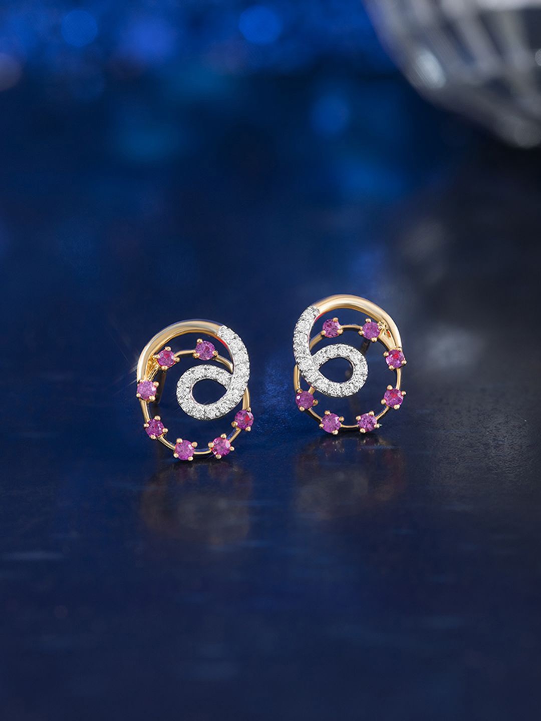 Mia by Tanishq Women 14KT Groovy Glam Gold & Sapphire Stud Earrings - 1.751 gm, Yellow
Mia by Tanishq Women 14KT Groovy Glam Gold & Sapphire Stud Earrings - 1.751 gm, Yellow