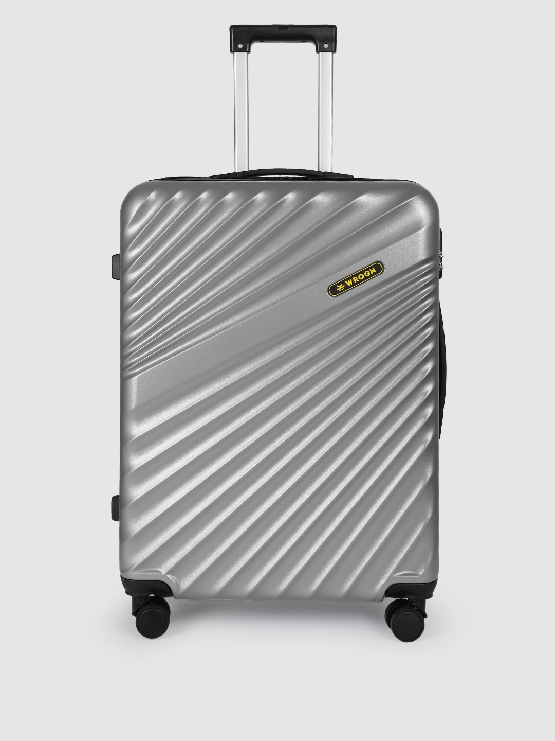 WROGN Maverick 360 Degree Rotation Hard-Sided Medium-Sized Trolley Bag - 76L, Silver
WROGN Maverick 360 Degree Rotation Hard-Sided Medium-Sized Trolley Bag - 76L, Silver