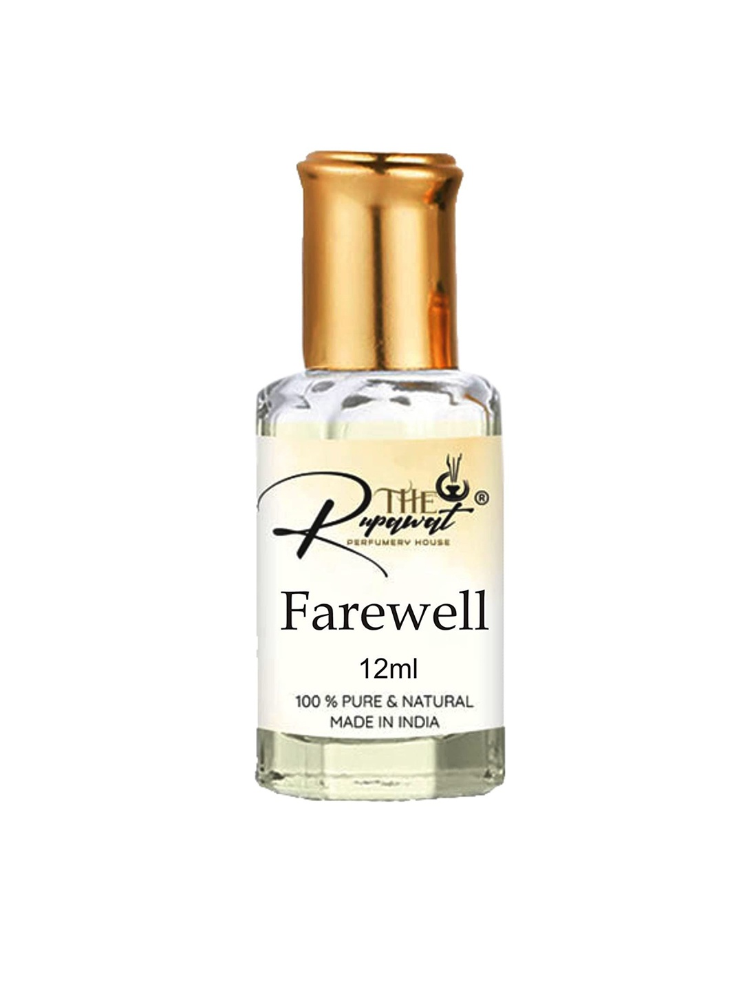 THE RUPAWAT Perfumery House Farewell Natural & Pure Alcohol Free Attar - 12 ml, Transparent
THE RUPAWAT Perfumery House Farewell Natural & Pure Alcohol Free Attar - 12 ml, Transparent