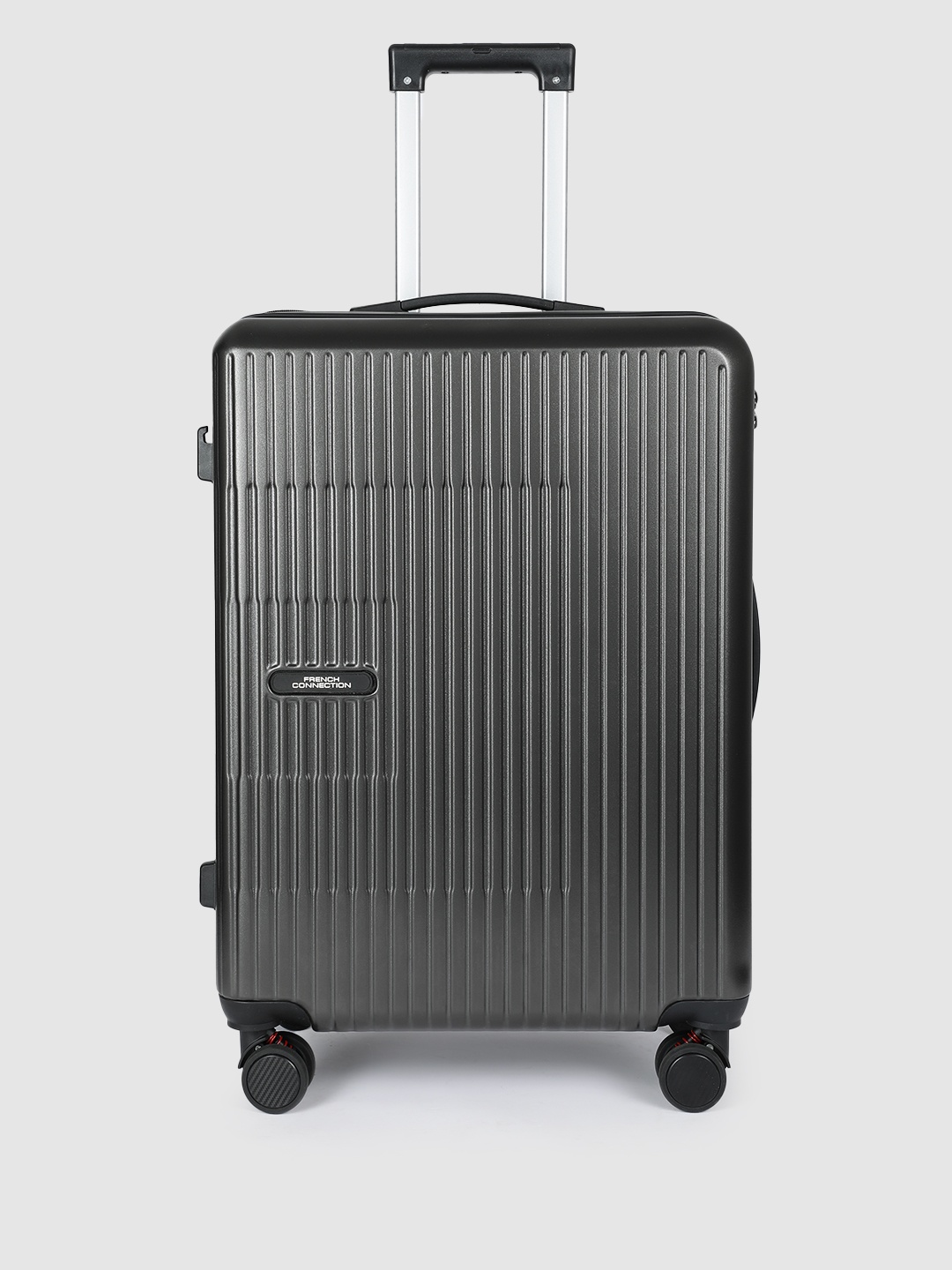 French Connection Glanza Q10 360 Degree Rotation Hard-Sided Medium-Sized Trolley Bag - 76L, Grey
French Connection Glanza Q10 360 Degree Rotation Hard-Sided Medium-Sized Trolley Bag - 76L, Grey