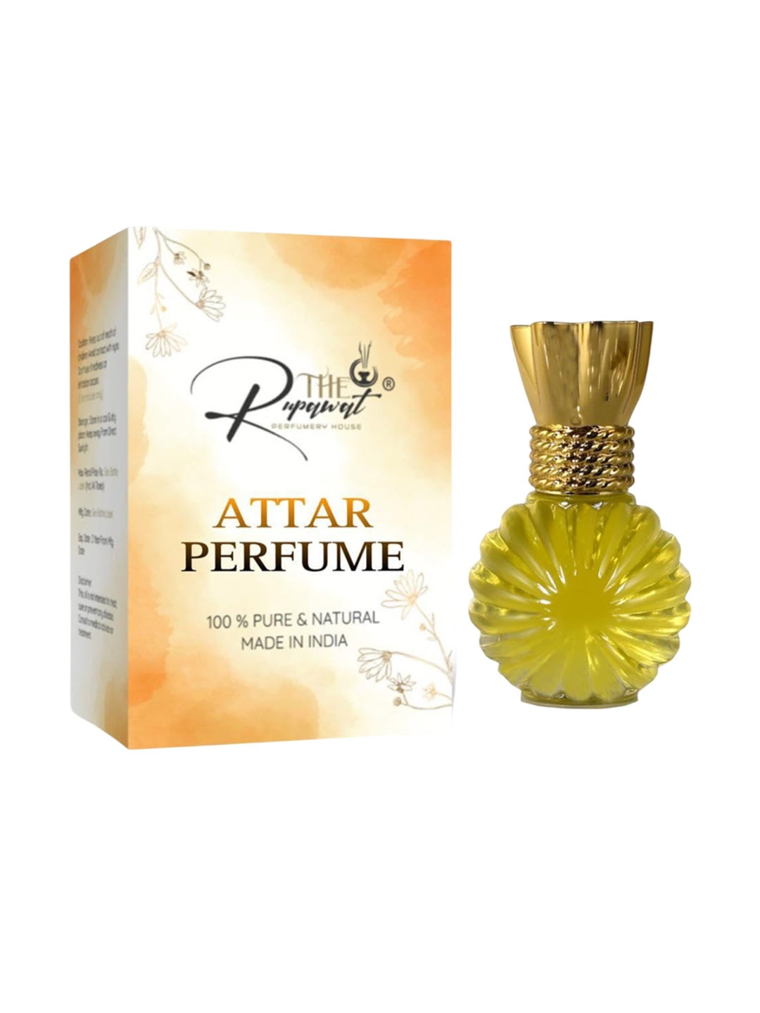 THE RUPAWAT Perfumery House Fragrance Zone Premium 100% Natural Alcohol-Free Attar - 12 ml, Transparent
THE RUPAWAT Perfumery House Fragrance Zone Premium 100% Natural Alcohol-Free Attar - 12 ml, Transparent