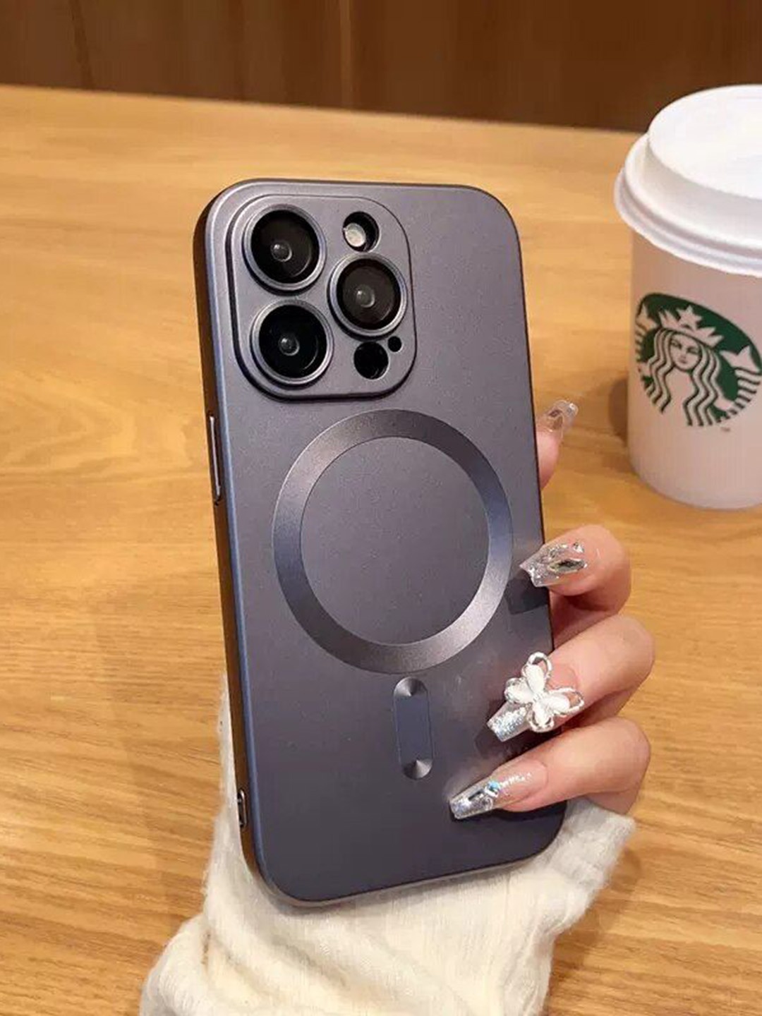Luxury Kase Solid Printed iPhone 13 Pro Max Back Case Mobile Accessories, Grey
Luxury Kase Solid Printed iPhone 13 Pro Max Back Case Mobile Accessories, Grey