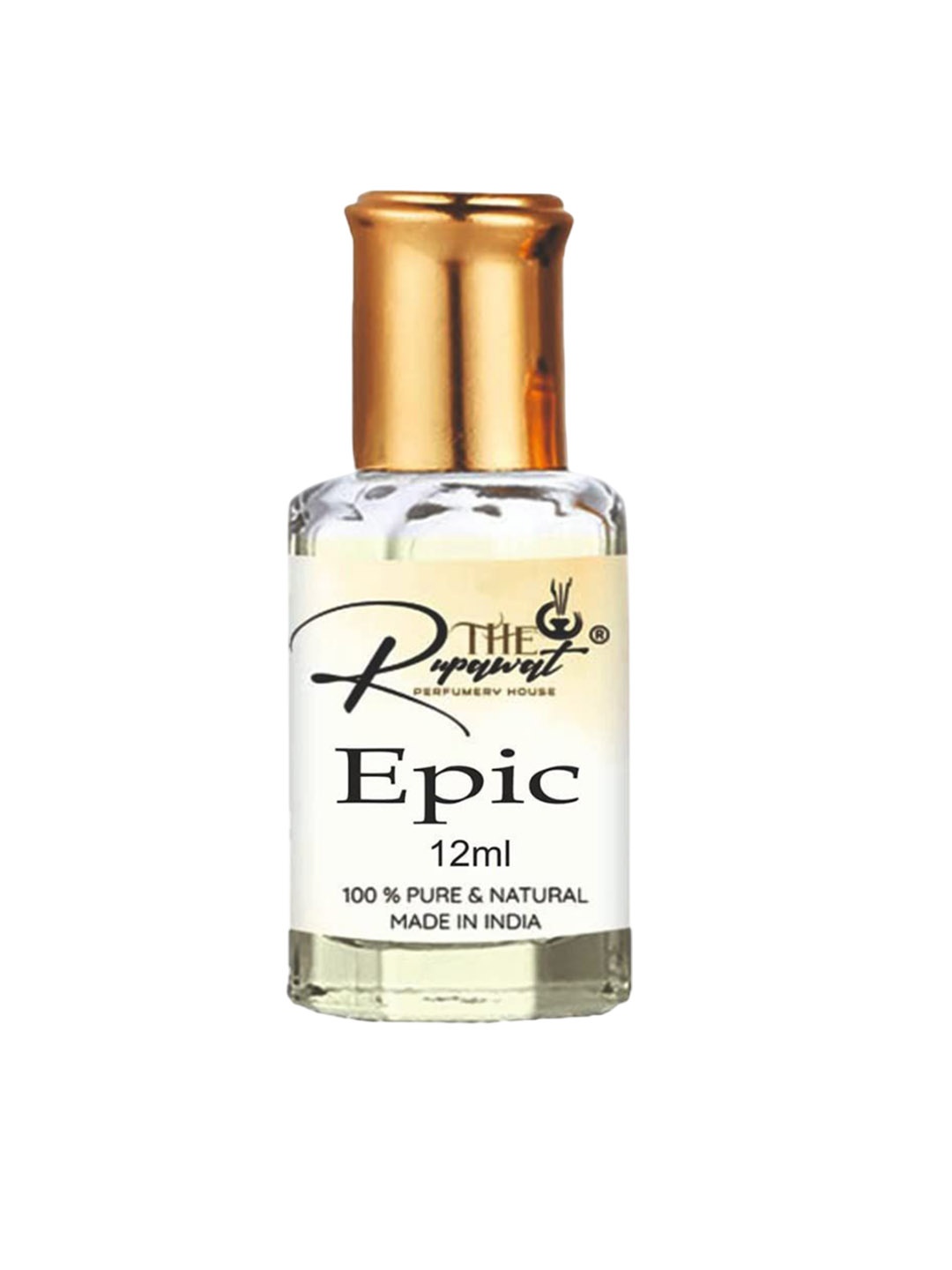 THE RUPAWAT Perfumery House Epic 100% Pure & Natural Alcohol Free Attar - 12 ml, Transparent
THE RUPAWAT Perfumery House Epic 100% Pure & Natural Alcohol Free Attar - 12 ml, Transparent