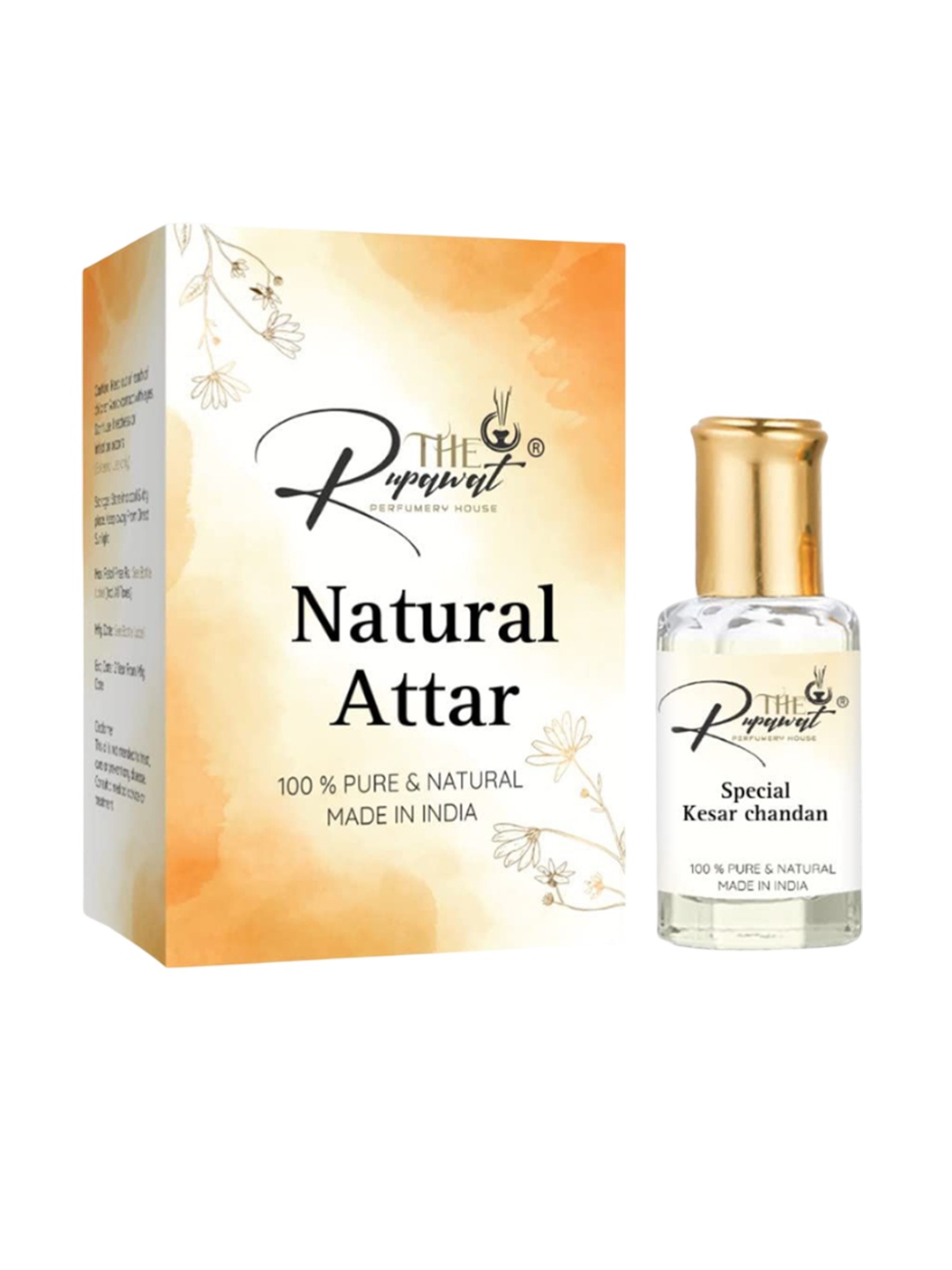 THE RUPAWAT Perfumery House Fitrat Nm 100% Pure & Natural Alcohol Free Attar - 12 ml, Transparent
THE RUPAWAT Perfumery House Fitrat Nm 100% Pure & Natural Alcohol Free Attar - 12 ml, Transparent