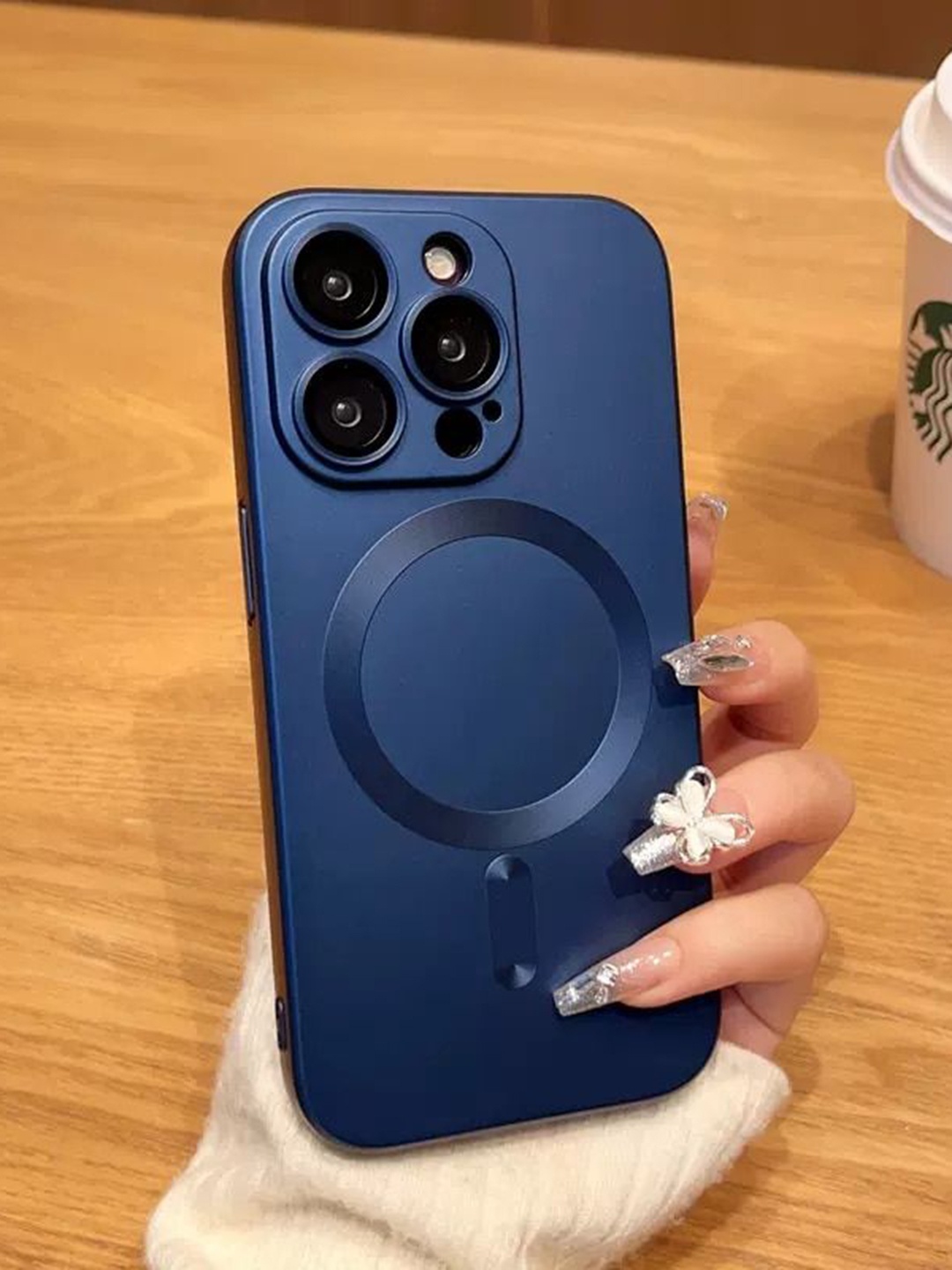 Luxury Kase Solid Printed iPhone 14 Pro Back Case Mobile Accessories, Navy blue
Luxury Kase Solid Printed iPhone 14 Pro Back Case Mobile Accessories, Navy blue