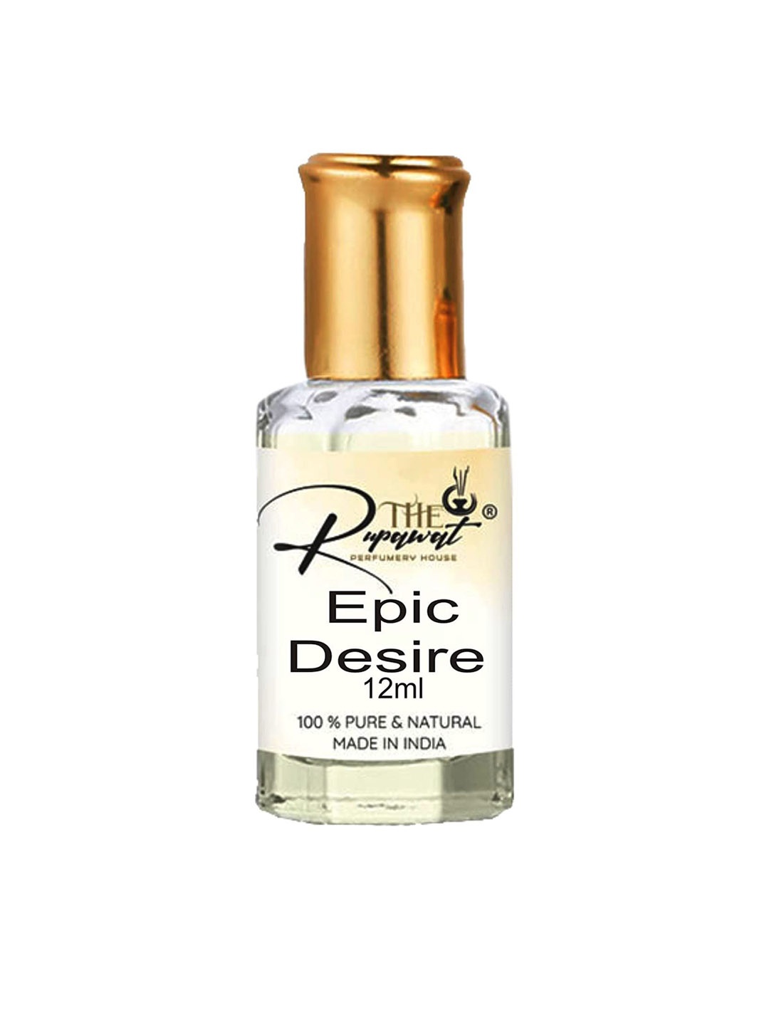 THE RUPAWAT Perfumery House Epic Desire 100% Natural & Pure Attar - 12ml, Transparent
THE RUPAWAT Perfumery House Epic Desire 100% Natural & Pure Attar - 12ml, Transparent